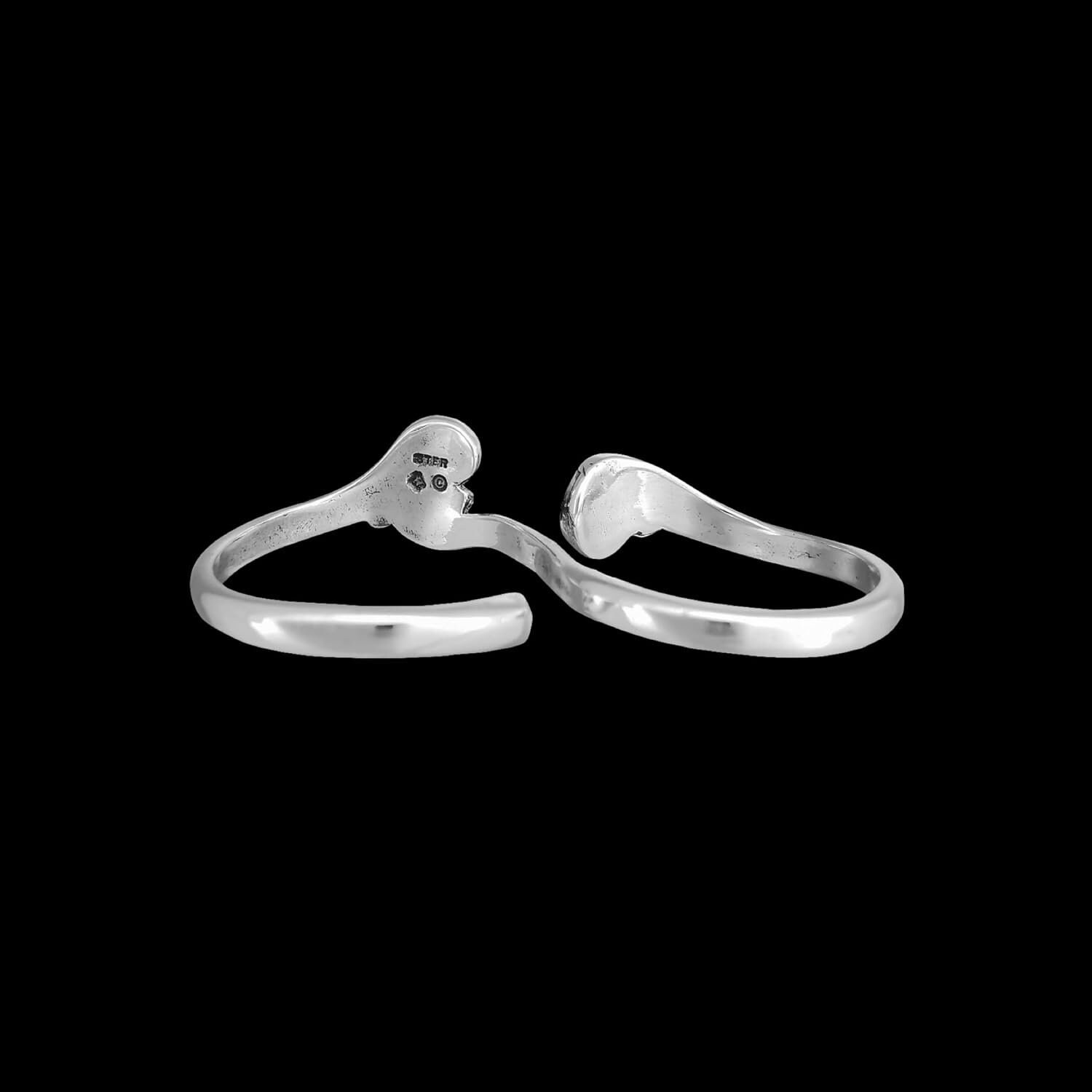 Unique Adjustable Double Ocean Waves Ring - Etsy