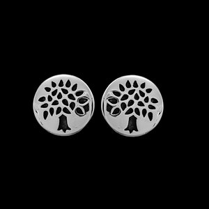 Sterling Silber Baum Ohrringe • Stammbaum Design • Natur-inspiriert