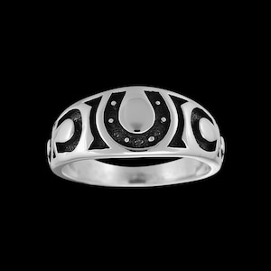 Horse Ring • 925 Sterling Silver • Equestrian Inspired Jewelry