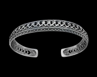Pulseira Viking, Pulseira Celta, Pulseira de Prata Esterlina 925, Pulseira Navajo Feita à Mão, Pulseira da Dinamarca, Pulseira da Noruega, Pulseira da Suécia