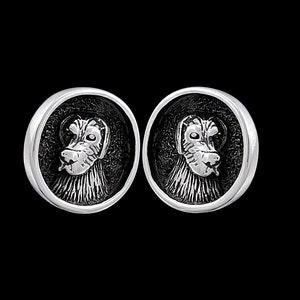 925 Sterling Silver Dog Earrings, Man&#39;s Best Friend, Dog Paw Earrings