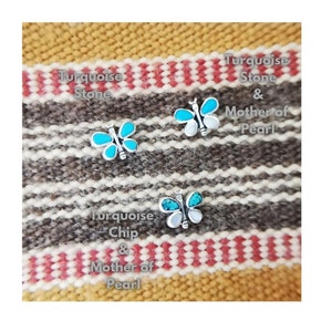 925 Sterling Silver Turquoise Butterfly Pendant