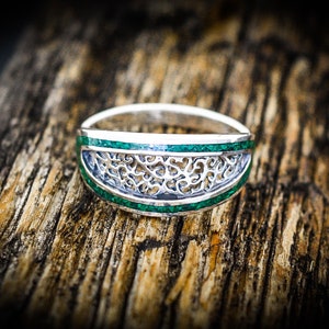 Elf Quest Ring - 925 Sterling Silver - Wendy Pini Richard Pini - Navajo Handcrafted