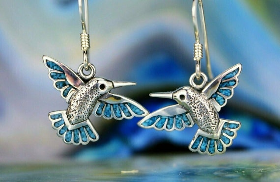 Orecchini Donna In Argento 925 | Colibrì Con Zirconi | Gioielli Moda Ipoallergenici - 2