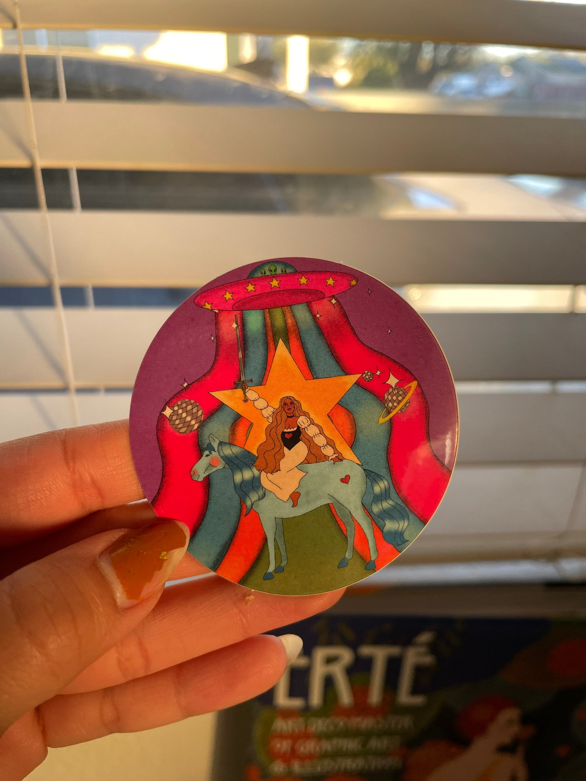 Beyoncé Renaissance Stickers Holographic Vinyl Stickers Alien Superstar ...