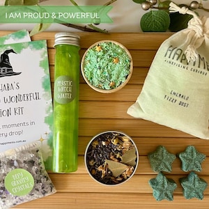 Elphaba Wicked Potion Kit: Green Witch Potion Set for Kids with Affirmation Cards