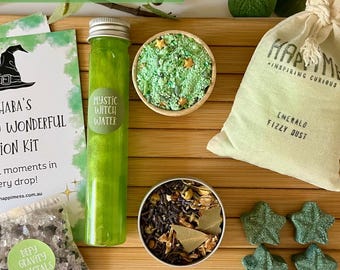 Elphaba Wicked Potion Kit: Green Witch Potion Set for Kids with Affirmation Cards