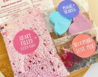Love & Kindness Potion Wish Pouch: Fizzy Dust, Magic Hearts