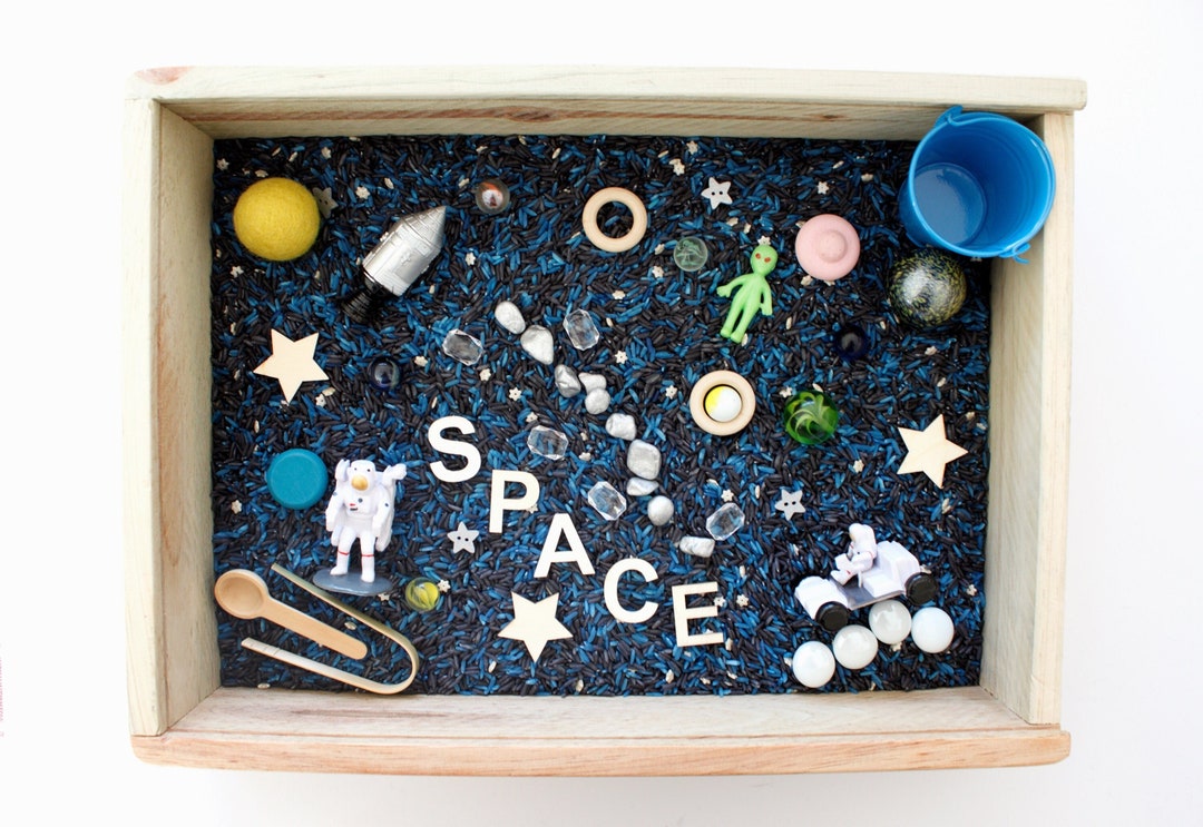 Space Sensory Play Kit Space Play Dough Kit Space Busy Box Etsy Italia