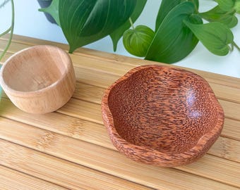 Natural Wooden Potion Bowls | Kids Potion Making | Sensory Play Accessories | Mud Kitchen | Nature Play | Fairy Potions