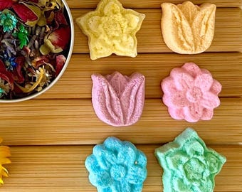 Fizzy Flower Potion Kit: Magical Kids' Fizzy Bombs, Set of 6