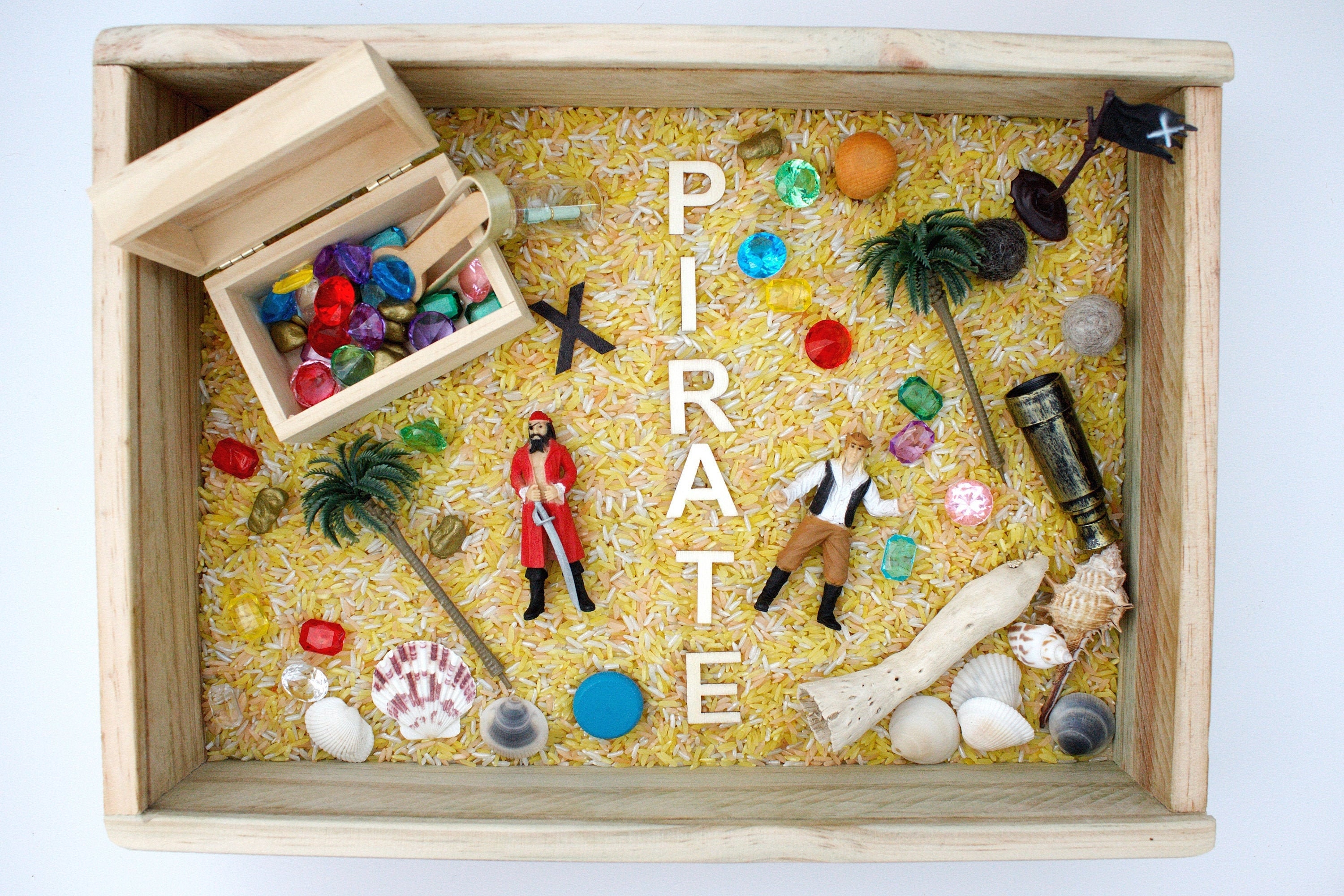 Ultimate Pirate Treasure Sensory Play Kit sensory rice play Etsy