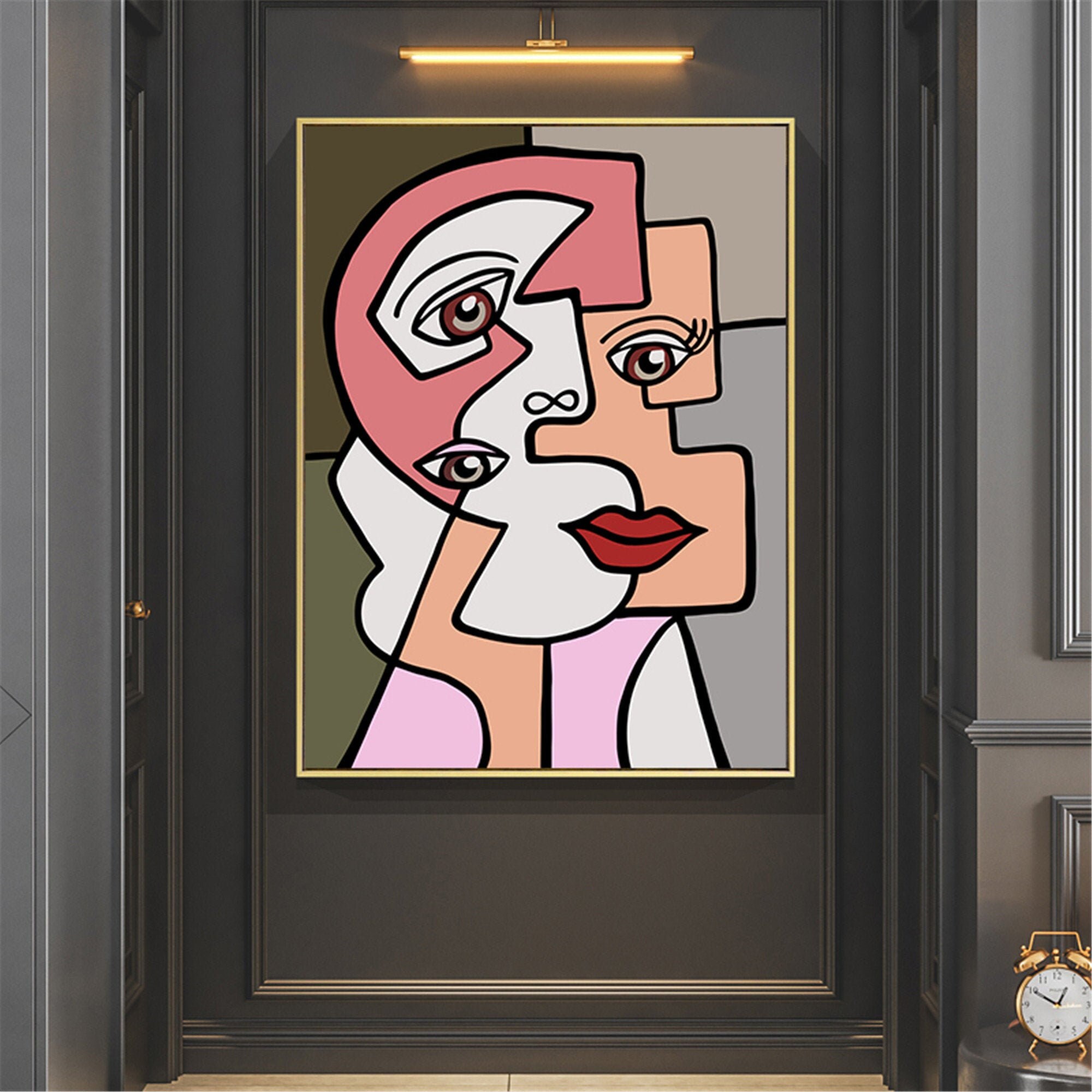 Abstract Women Paint by Number KitAbstract Paint By Number Etsy