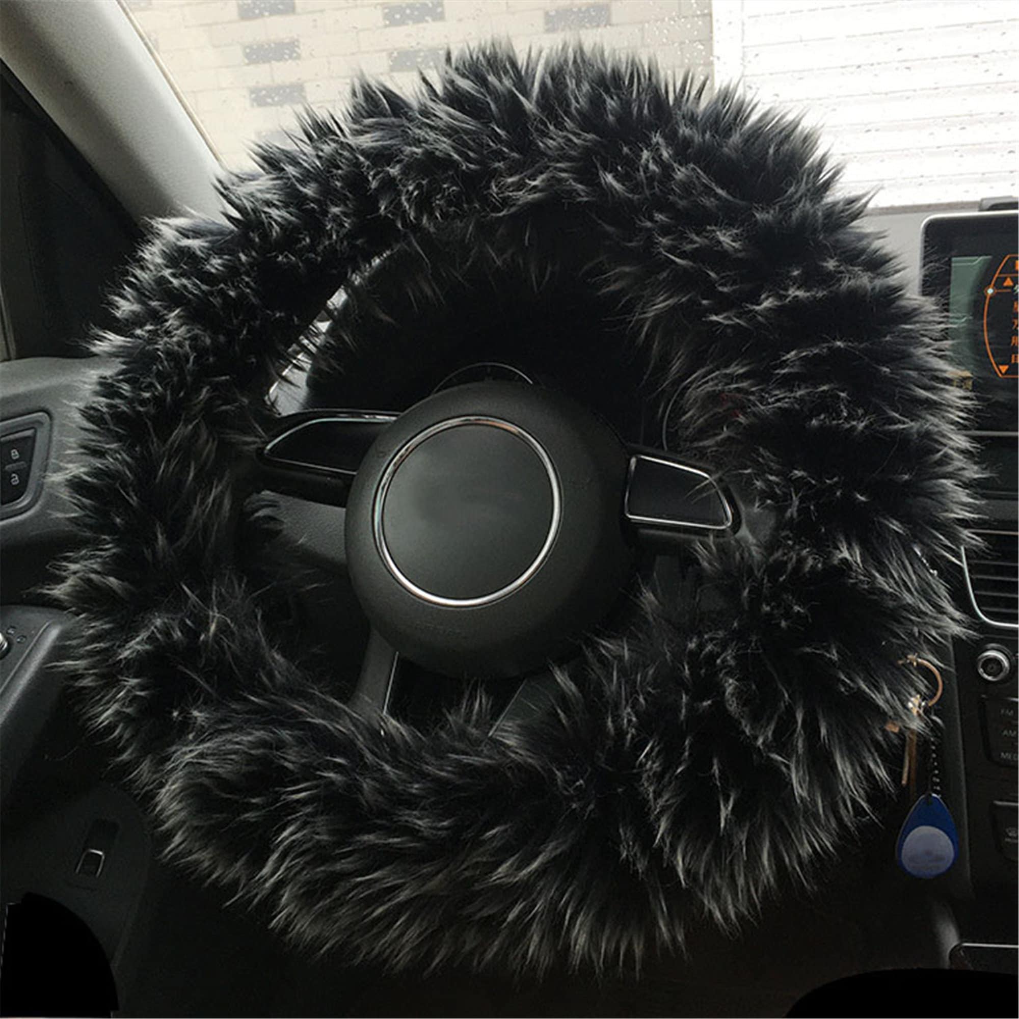 Cute Fluffy Steering Wheel Cover Generic Steering Cover Car Etsy UK