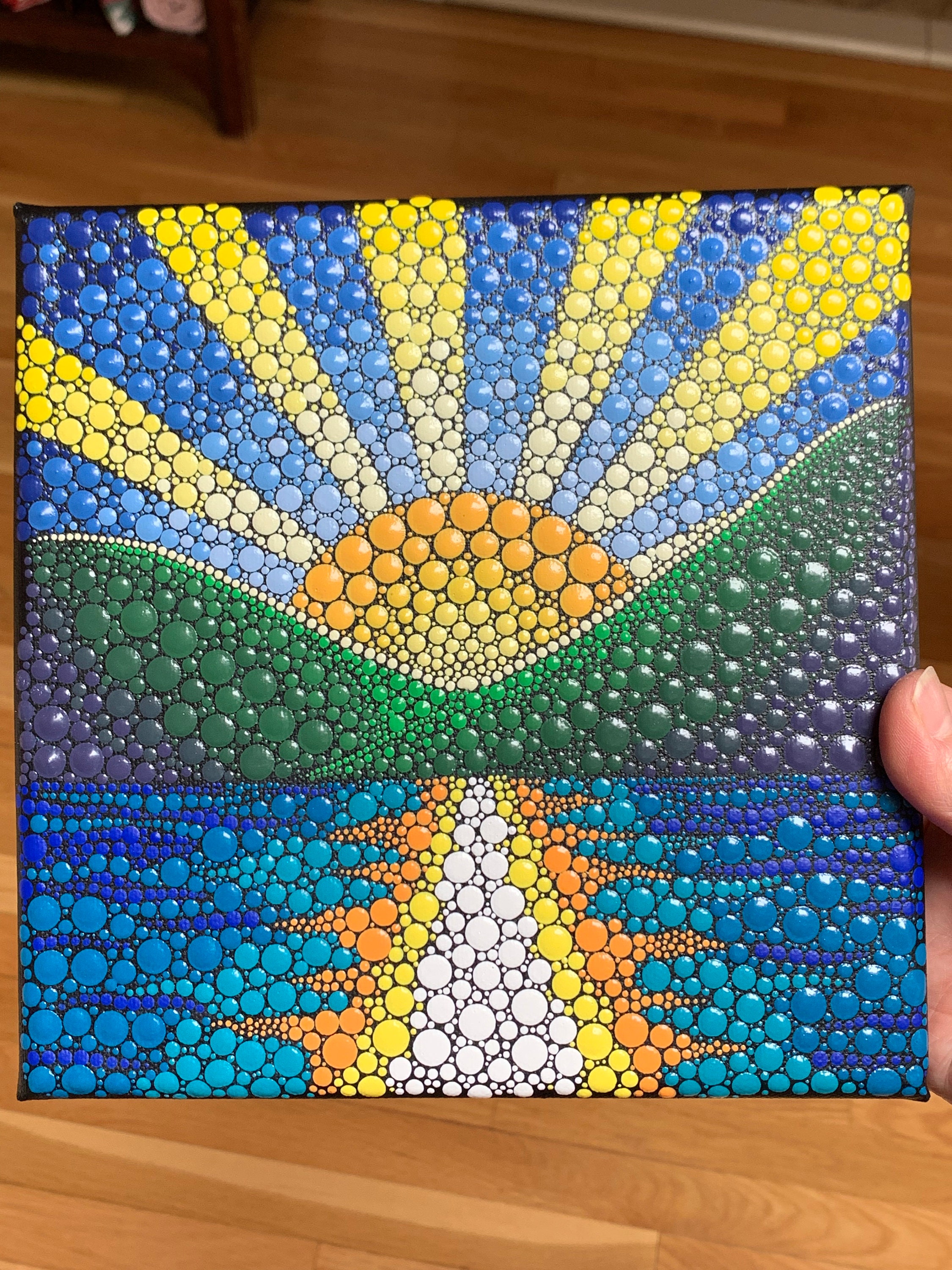 Dot on sale art painting