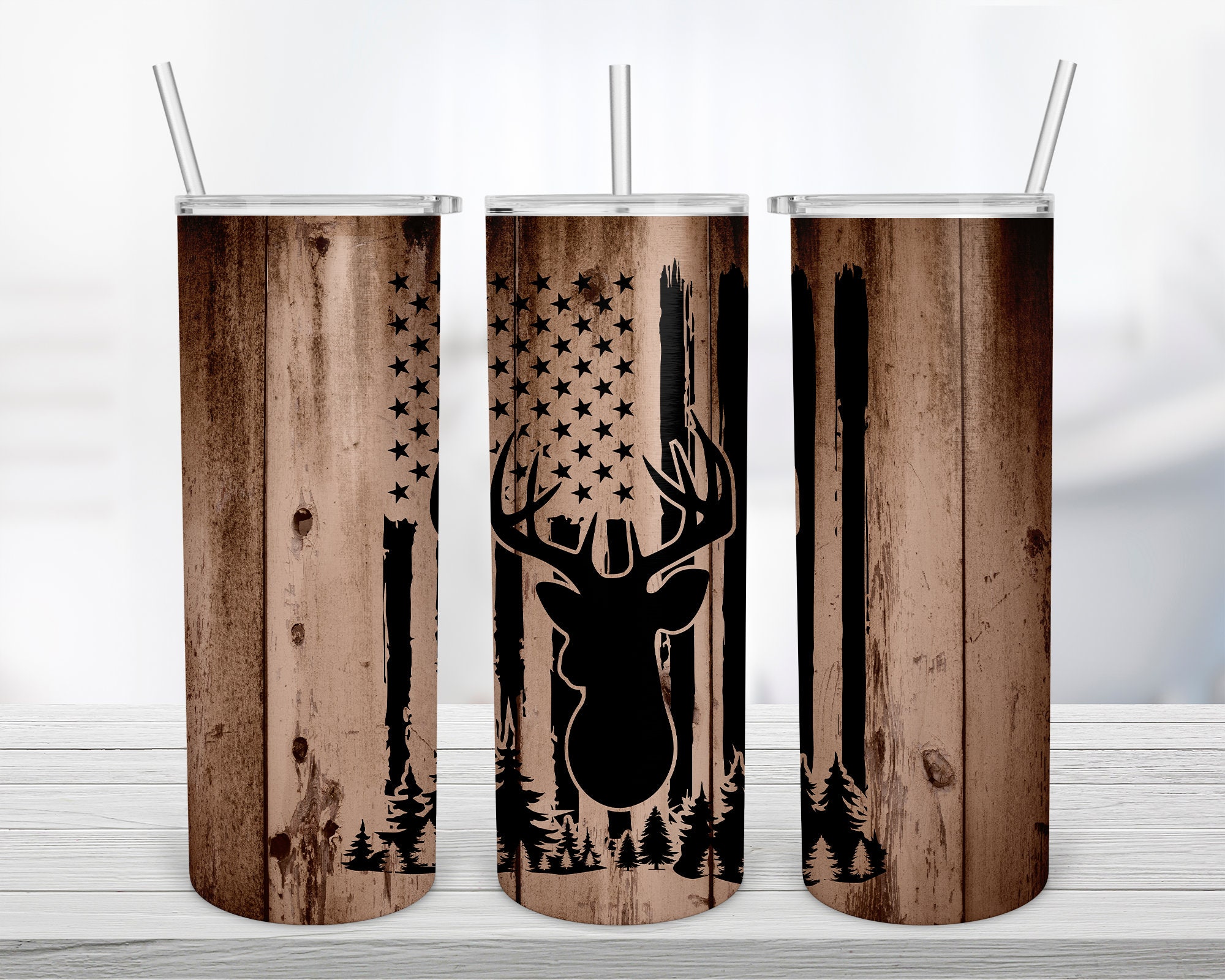 Deer Hunting Tumbler - Tumblers for Men – Vinyl Chaos Design Co.