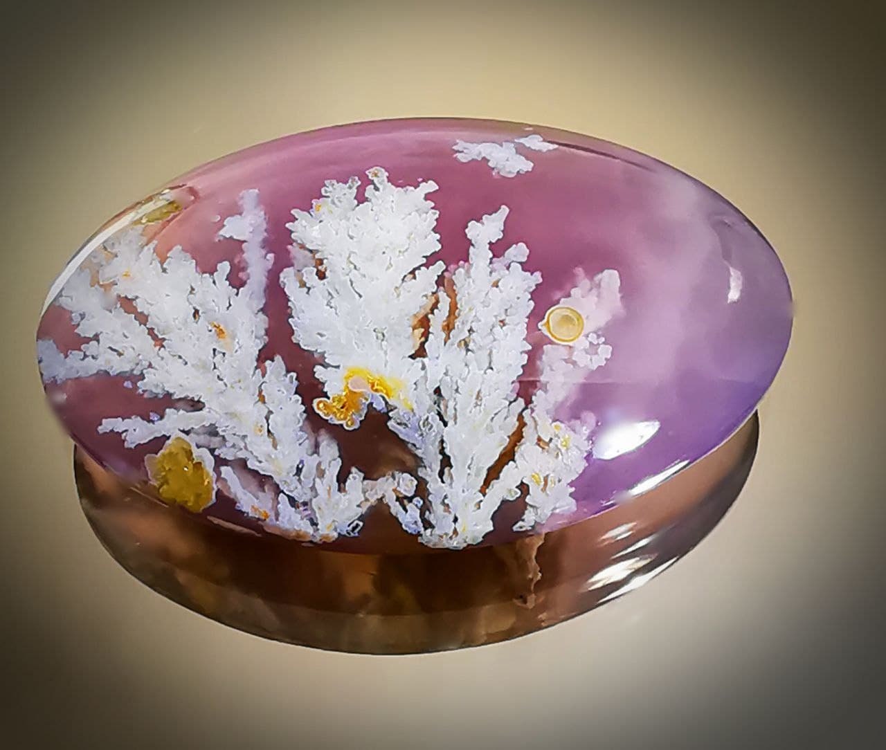 Purple Moss Agate Polished Agate Stone Unique Agate Stone | Etsy