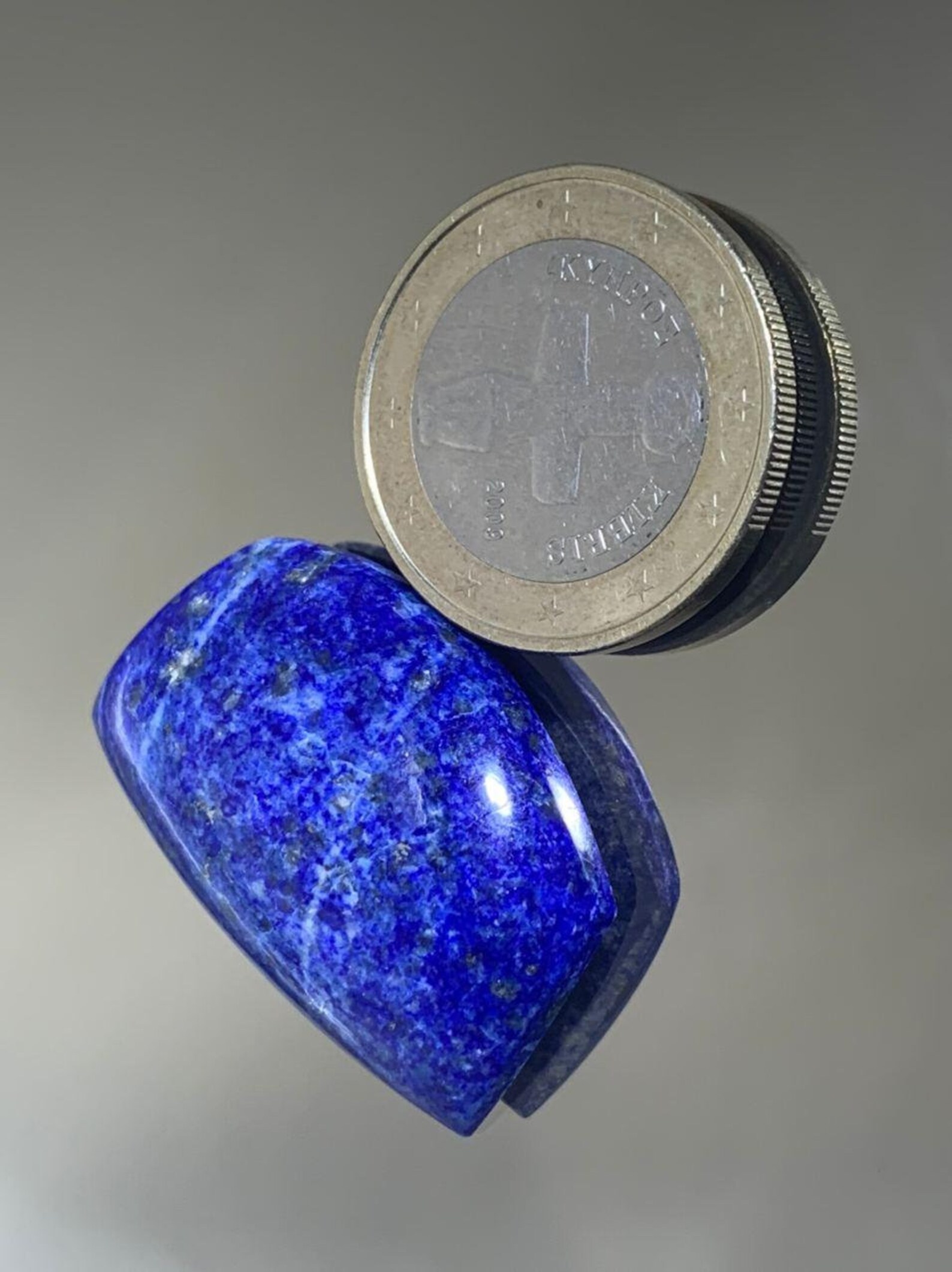 Natural Polished Lapis Stone Flat Bottom Lapis Stone Etsy