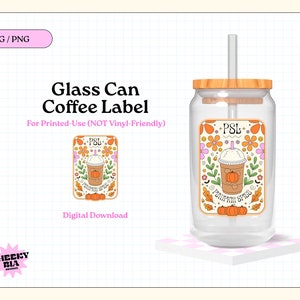 Pumpkin Spice Label SVG PNG | Coffee Label | Sticker File | Trendy | Halloween Design | PSL | Spooky Design | Pumpkins