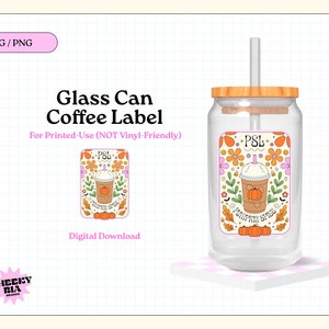 Pumpkin Spice Label SVG PNG | Coffee Label | Sticker File | Trendy | Halloween Design | PSL | Spooky Design | Pumpkins
