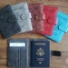 Vaccine and Passport Card Holder, Vaccine Card Holder, Passport Cover, Passport Case, Passport Wallet, Leather Passport, Travel Gift 