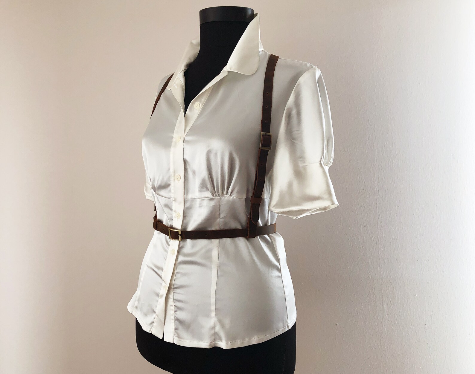 Harness Belt Leather Harness Thin Belt Adjustable Harness - Etsy