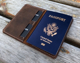 Leather Passport holder Passport Wallet Personalized Passport Holder Passport Cover Leather Passport Case