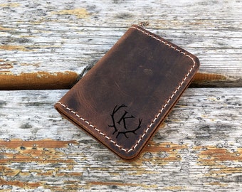 Minimalist Leather Wallet, Slim Leather Wallet, Leather Wallet, Unisex Wallet , Credit Card Wallet