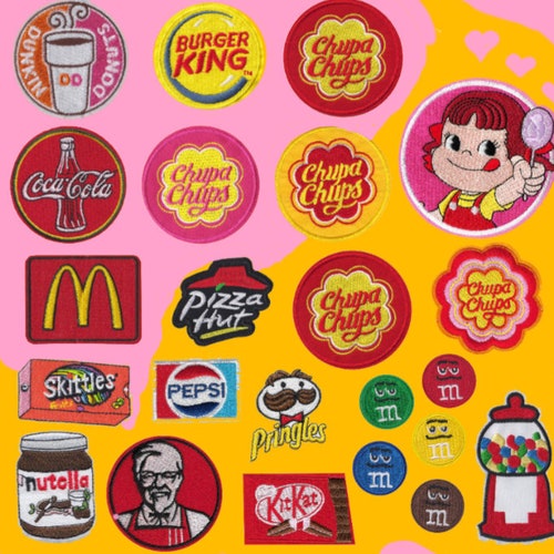 Ironon Patches Food Etsy