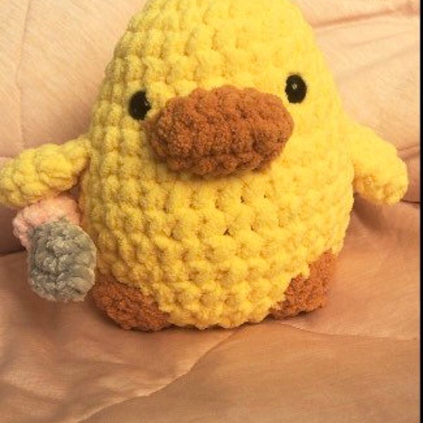 Duck With a Knife Plushie Etsy