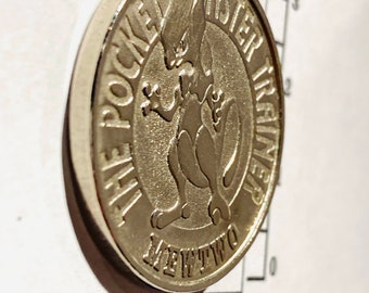 Mew Two Battle Coin Metal Medal Pocket Monster No. 150 Very Mew Two Battle Coin Metal Medal Pocket Monster No. 150 Very
