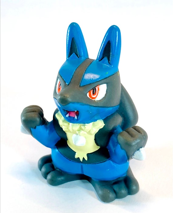 Lucario Mini Figure Doll Pocket Monster Very Rare From Japan Vintage Made  in China 'nintendo Official 