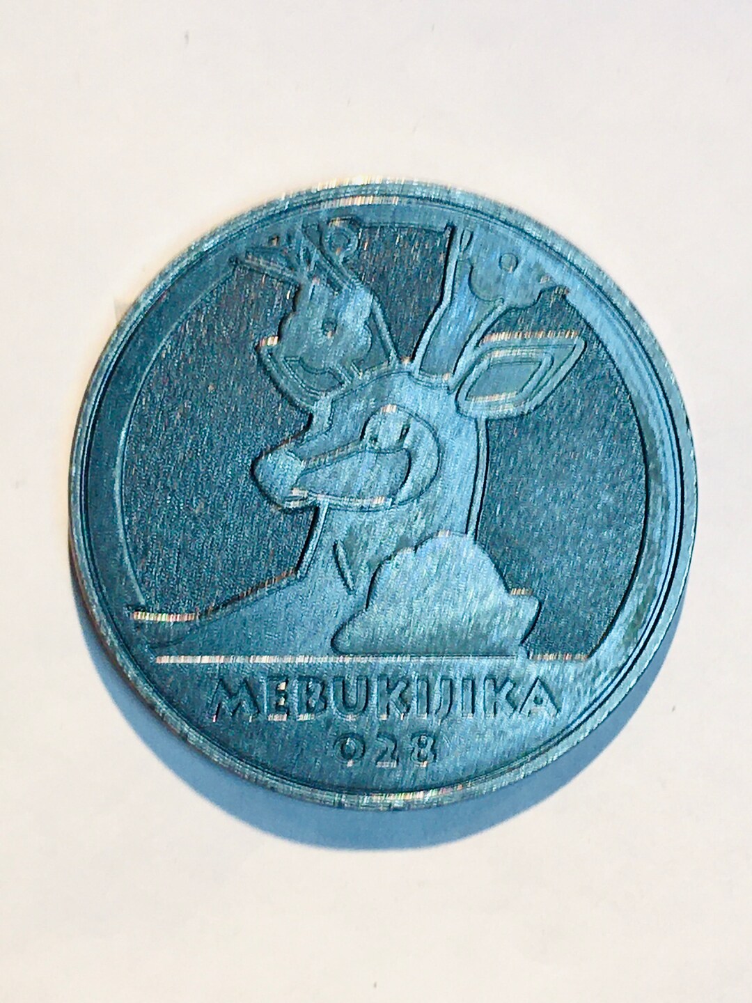 Sawsbuck color of Black Metal Medal 028 Pokemon Center Ltd. Pocket