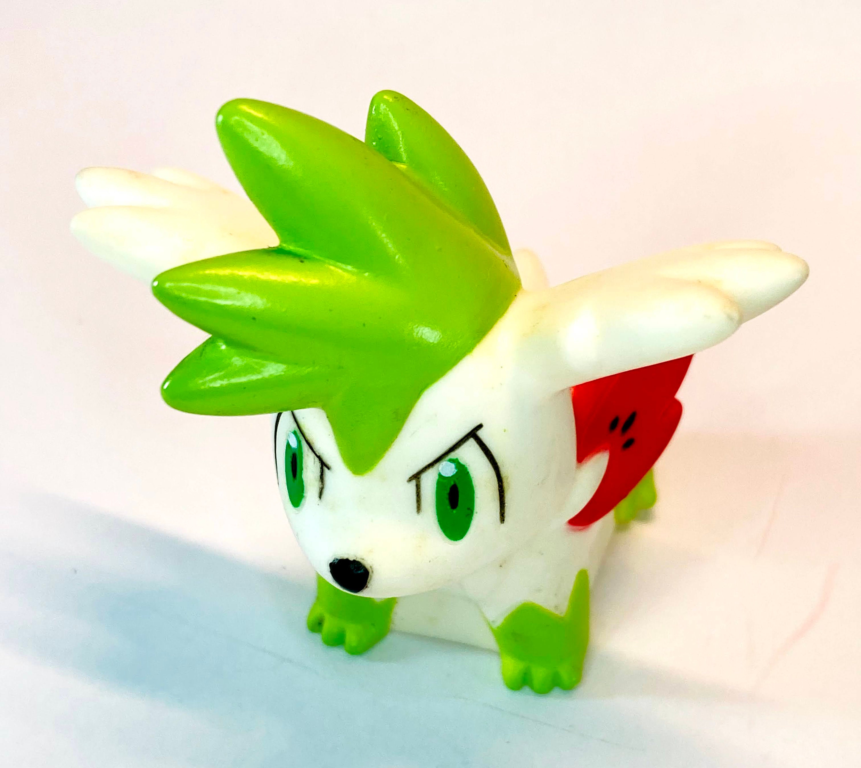 2Pcs Japan Nintendo BANDAI Pokemon Shaymin Forms Finger Puppet Figure Kid  Toy