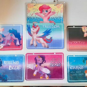 MLP Moodbadge Badge Set 3: Izzy, Misty, Zipp, Pipp, Sunny and Hitch