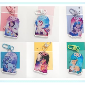 MLP Omamori - G5 Sunny, Izzy, Misty, Zipp und mehr - Acryl Charm Keychain