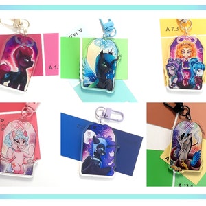 MLP Omamori - Villains: Chysalis, Tempest, Nightmaremoon and More - Acryl Charm Keychain [RESTOCKING]