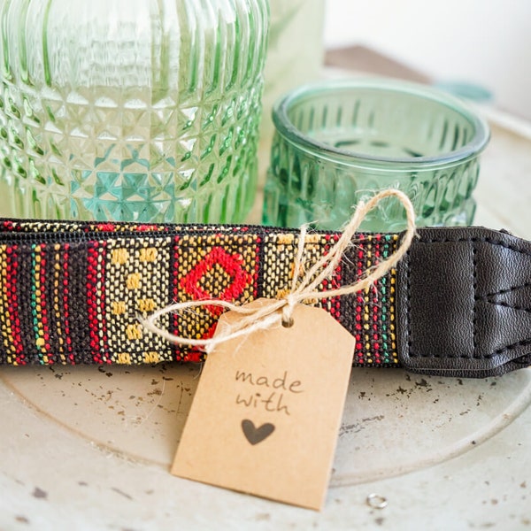 Kameragurt Juana | Kameraband Vintage Retro Boho - Bunt (Camera Strap)