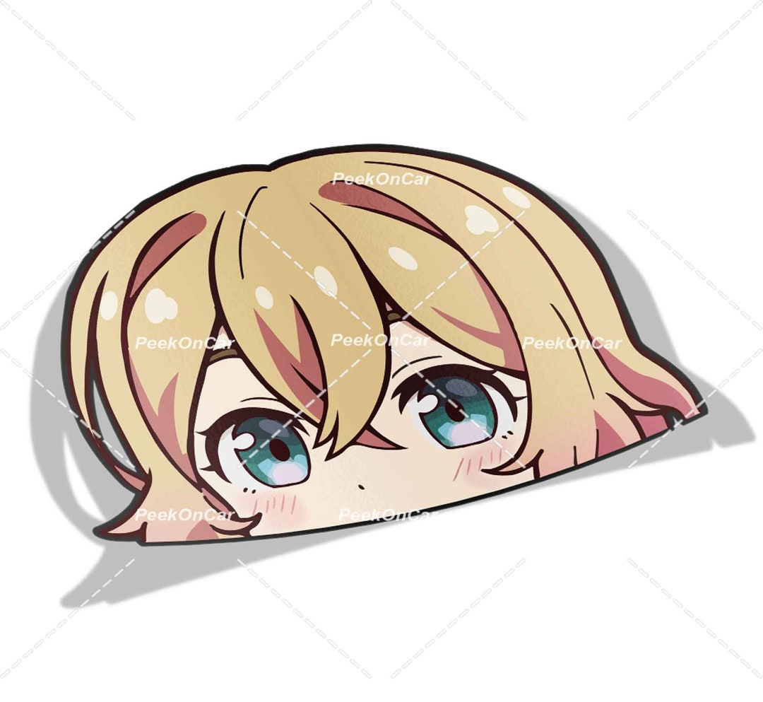 Mami Anime Peeker Anime Stickers Laptop Stickers Cars Etsy