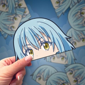 Mystiek slijm | Waterdichte anime-peekerstickers - duurzame vinylstickers voor auto's, laptops, waterflessen, bumper, kiss-cut