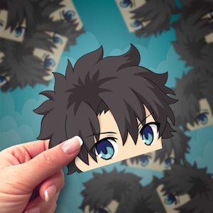 Master Explorer | Waterproof Anime Peeker Stickers - Durable Vinyl Decals for Cars, Laptops, Water Bottles, Bumper, Kiss-Cut