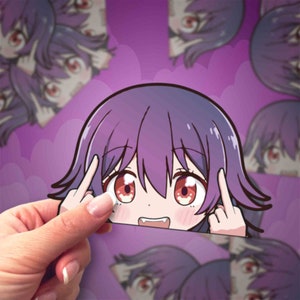 Stardust Communicator | Waterproof Anime Peeker Stickers - Durable Vinyl Decals for Cars, Laptops, Water Bottles, Bumper, Kiss-Cut