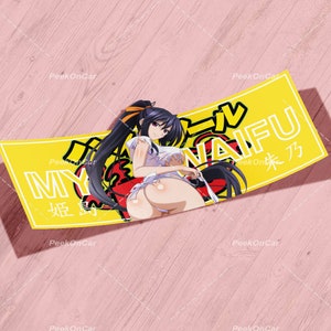 Highschool DxD Girls Weatherproof Anime Sticker 6 Car Decal