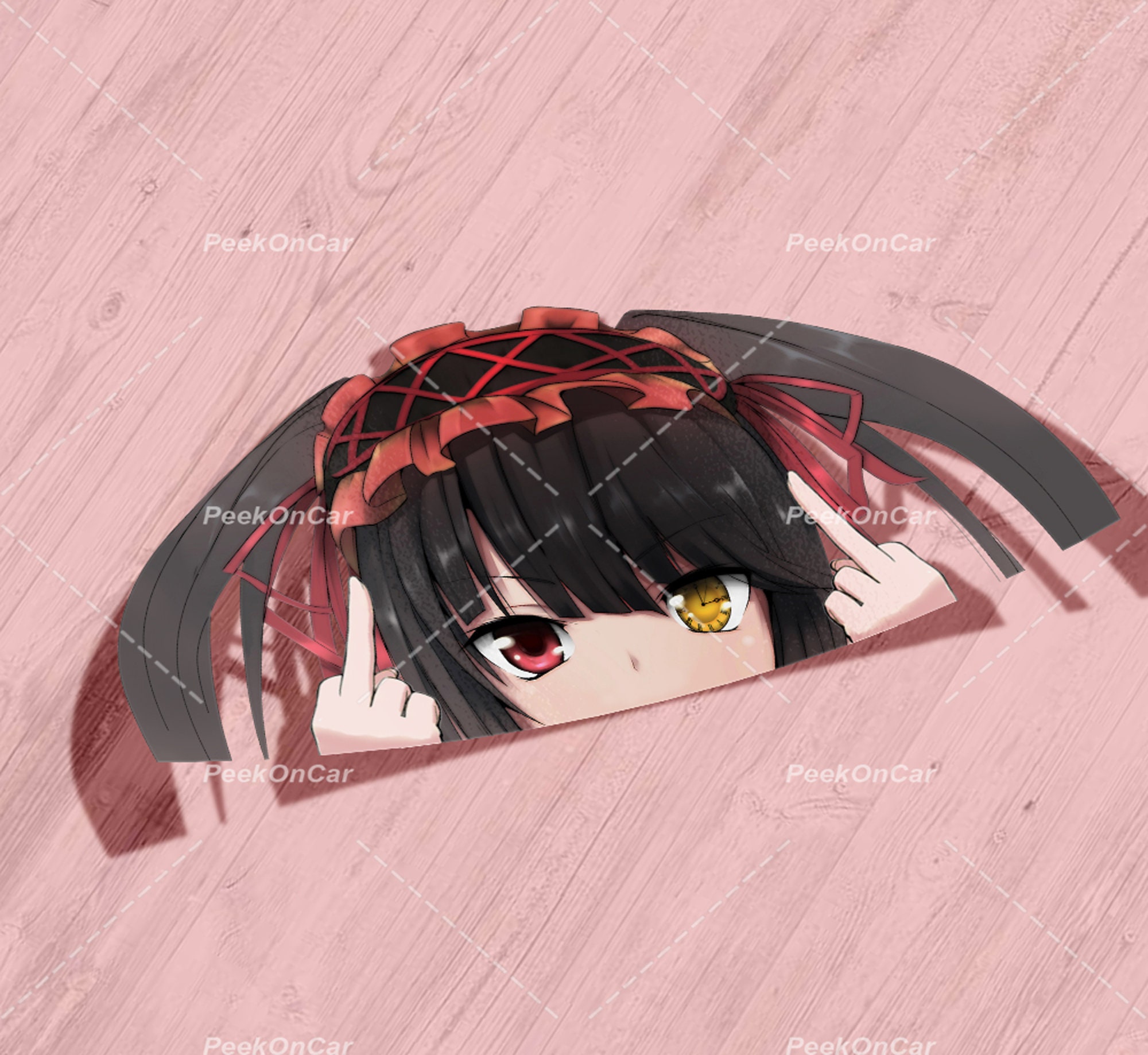 Gasai Yuno Mirai Nikki Car Graphic Van GTR - Sticker Graphic - Weatherproof  & Long Lasting Sticker