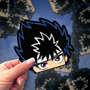 Espadachim Demoníaco | Adesivos de Anime à Prova D'água - Adesivos de Vinil Duráveis para Carros, Laptops, Garrafas de Água, Para-choques, Kiss-Cut