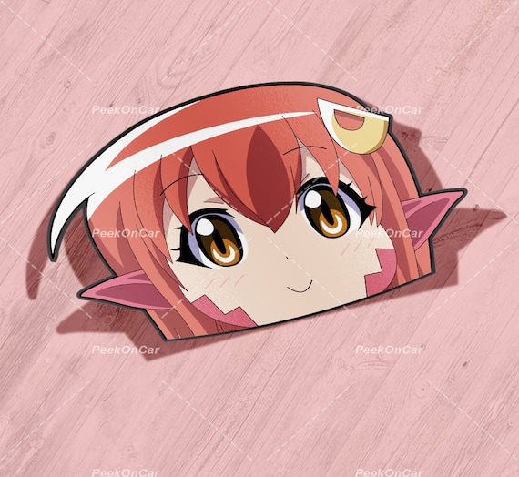 Meme Anime Face Vinyl Decal 