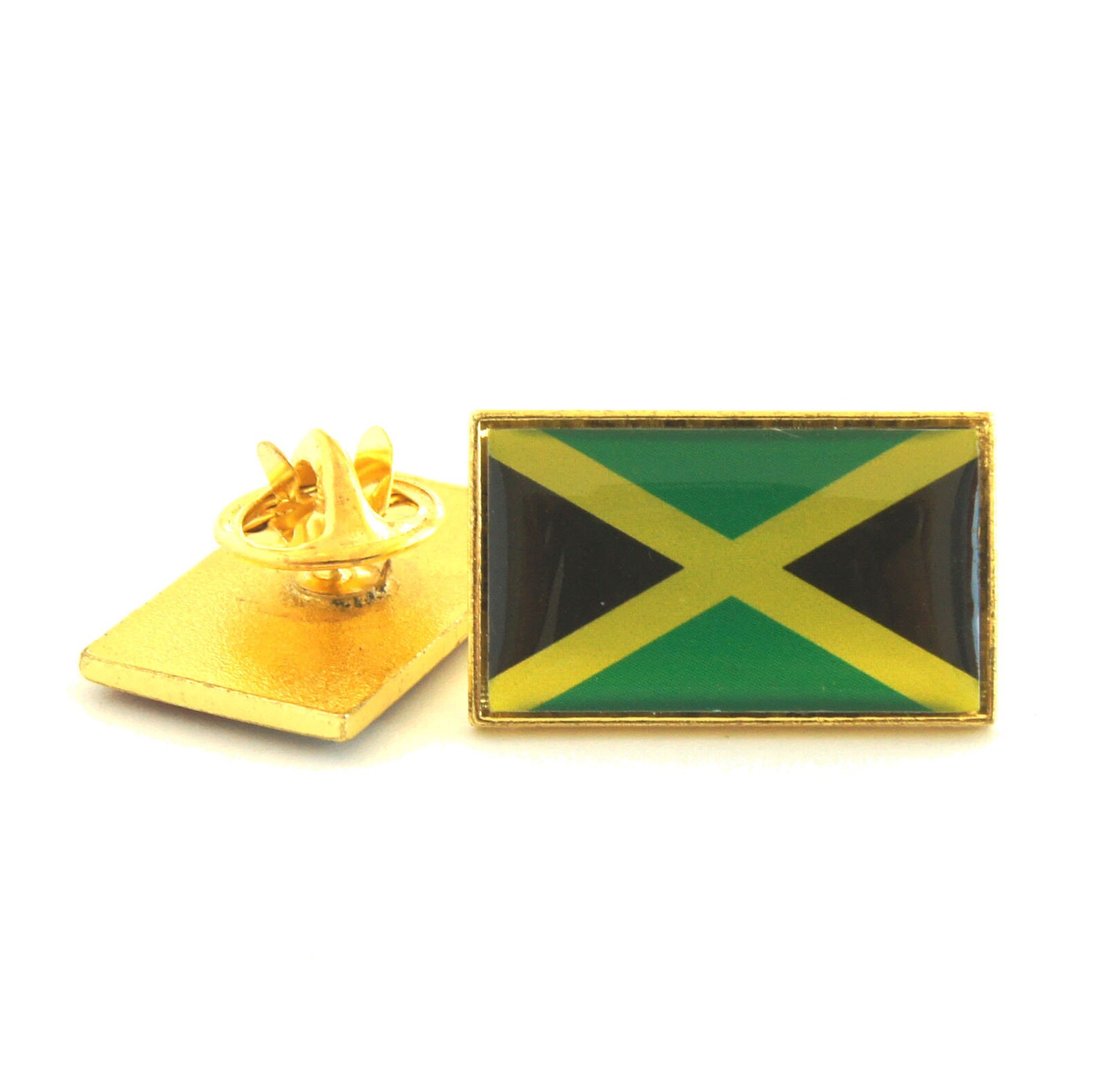 2pcs Jamaica National Flag Lapel Pin Badge Set Gift Box Etsy