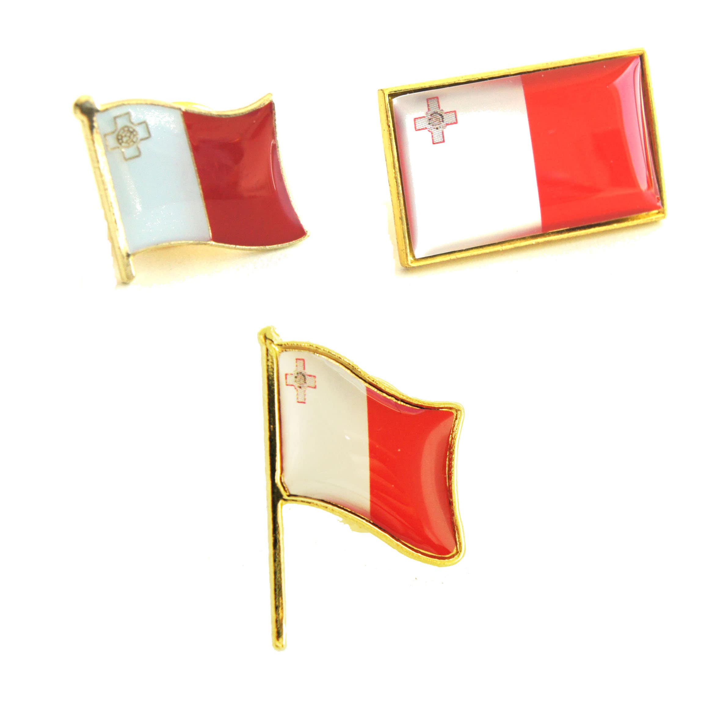 2pcs/3pcs Malta National Flag Lapel Pin Badge Set Gift Box Etsy UK