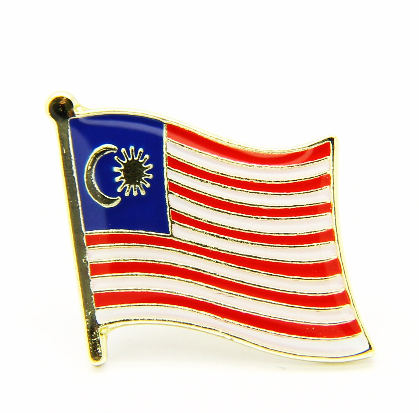 2pcs Malaysia National Flag Lapel Pin Badge Set Gift Box Etsy