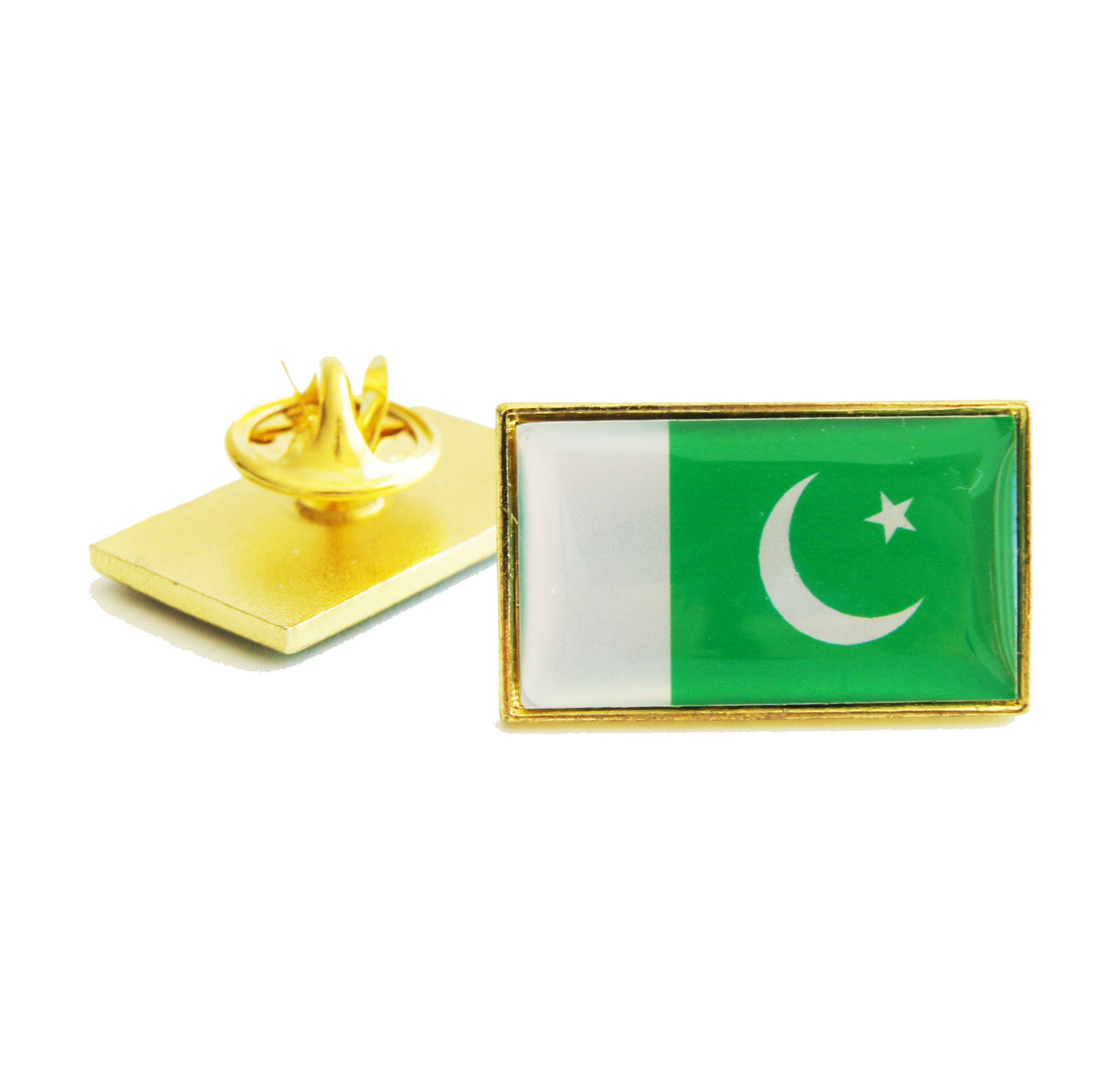 2pcs Pakistan National Flag Lapel Pin Badge Set Gift Box Etsy Australia